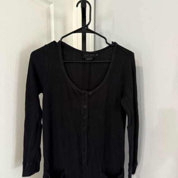 Hatch Jumpsuit Thermal Waffle Knit Daily Feed Long Sleeve Maternity Jumpsuit - Picture 3 of 6